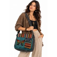 butterfly messenger bag